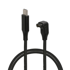 kwmobile USB C Ladekabel kompatibel mit Garmin Smartwatch Instinct / Fenix / Vivoactive / Venu / Vivosmart - Kabel Charger - Smart Watch Typ C Ersatzkabel - Fitnesstracker Aufladekabel Schwarz  