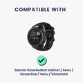 kwmobile USB C Ladekabel kompatibel mit Garmin Smartwatch Instinct / Fenix / Vivoactive / Venu / Vivosmart - Kabel Charger - Smart Watch Typ C Ersatzkabel - Fitnesstracker Aufladekabel