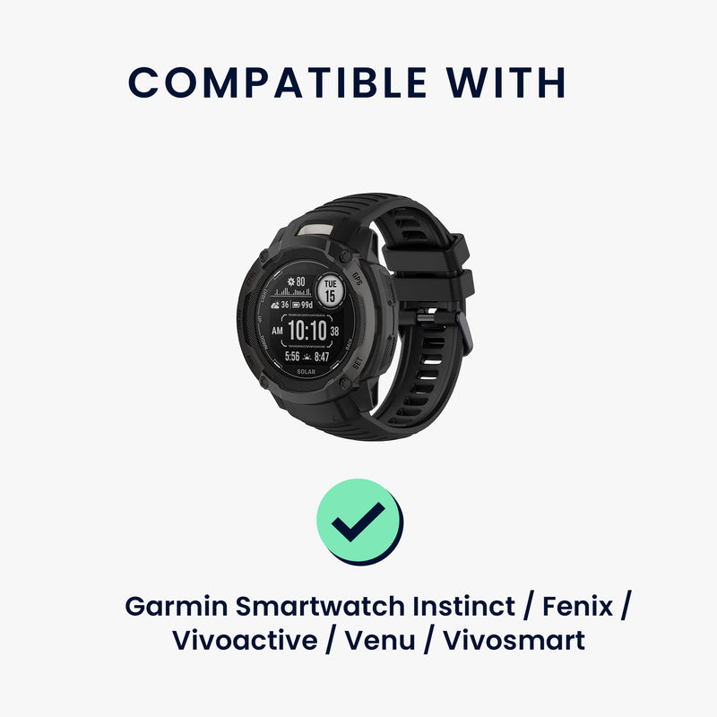kwmobile USB C Ladekabel kompatibel mit Garmin Smartwatch Instinct / Fenix / Vivoactive / Venu / Vivosmart - Kabel Charger - Smart Watch Typ C Ersatzkabel - Fitnesstracker Aufladekabel