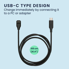 kwmobile USB C Ladekabel kompatibel mit Garmin Smartwatch Instinct / Fenix / Vivoactive / Venu / Vivosmart - Kabel