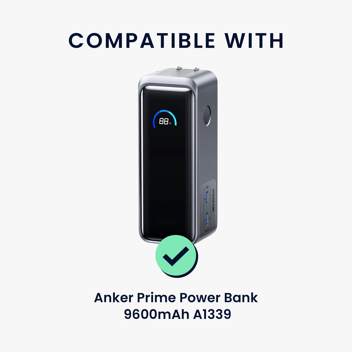 Silikon Hülle für Anker Prime Power Bank 9600mAh A1339 Case