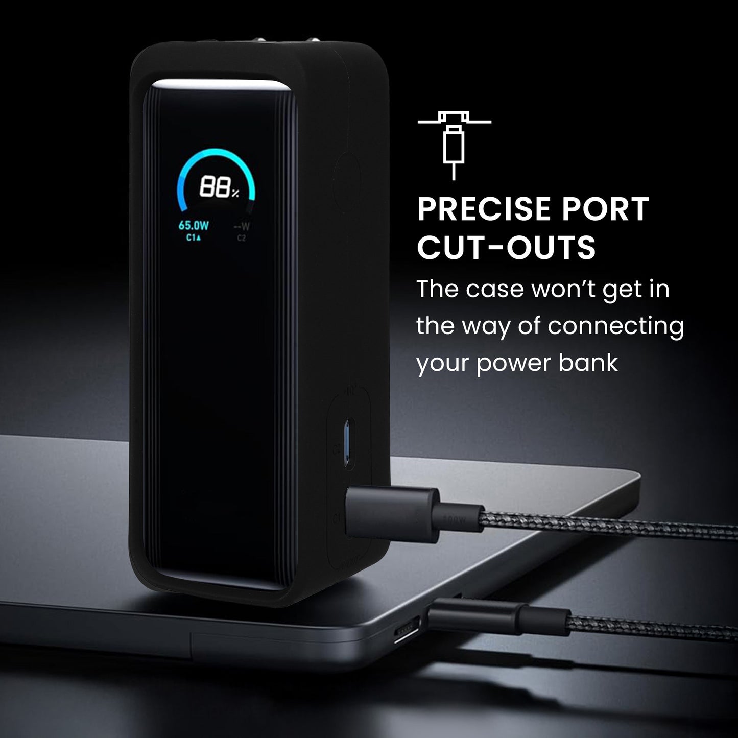 Silikon Hülle für Anker Prime Power Bank 9600mAh A1339 Case