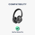 kwmobile Ohr Polster für EarFun Wave Pro Kopfhörer Ersatzteile Over Ear Headphones