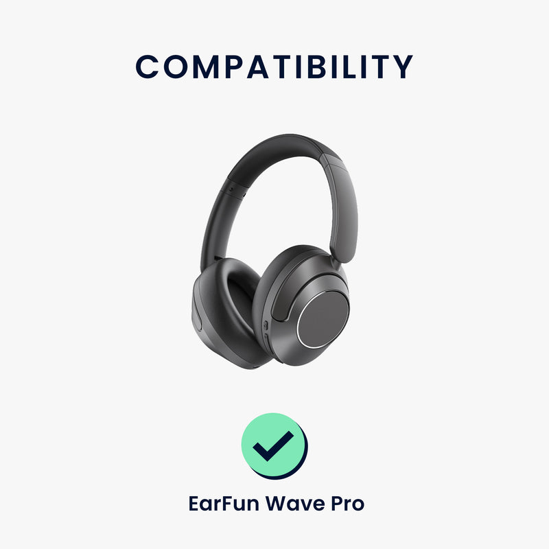 kwmobile Ohr Polster für EarFun Wave Pro Kopfhörer Ersatzteile Over Ear Headphones