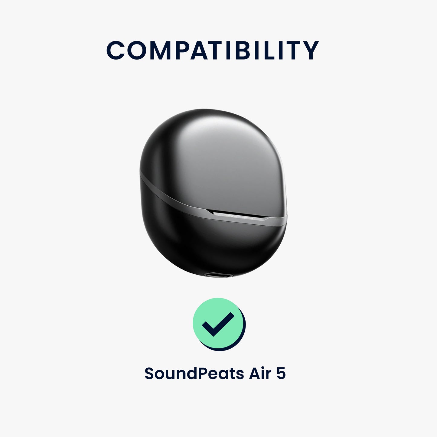 kwmobile Hülle kompatibel mit SoundPeats Air 5 Kopfhörer