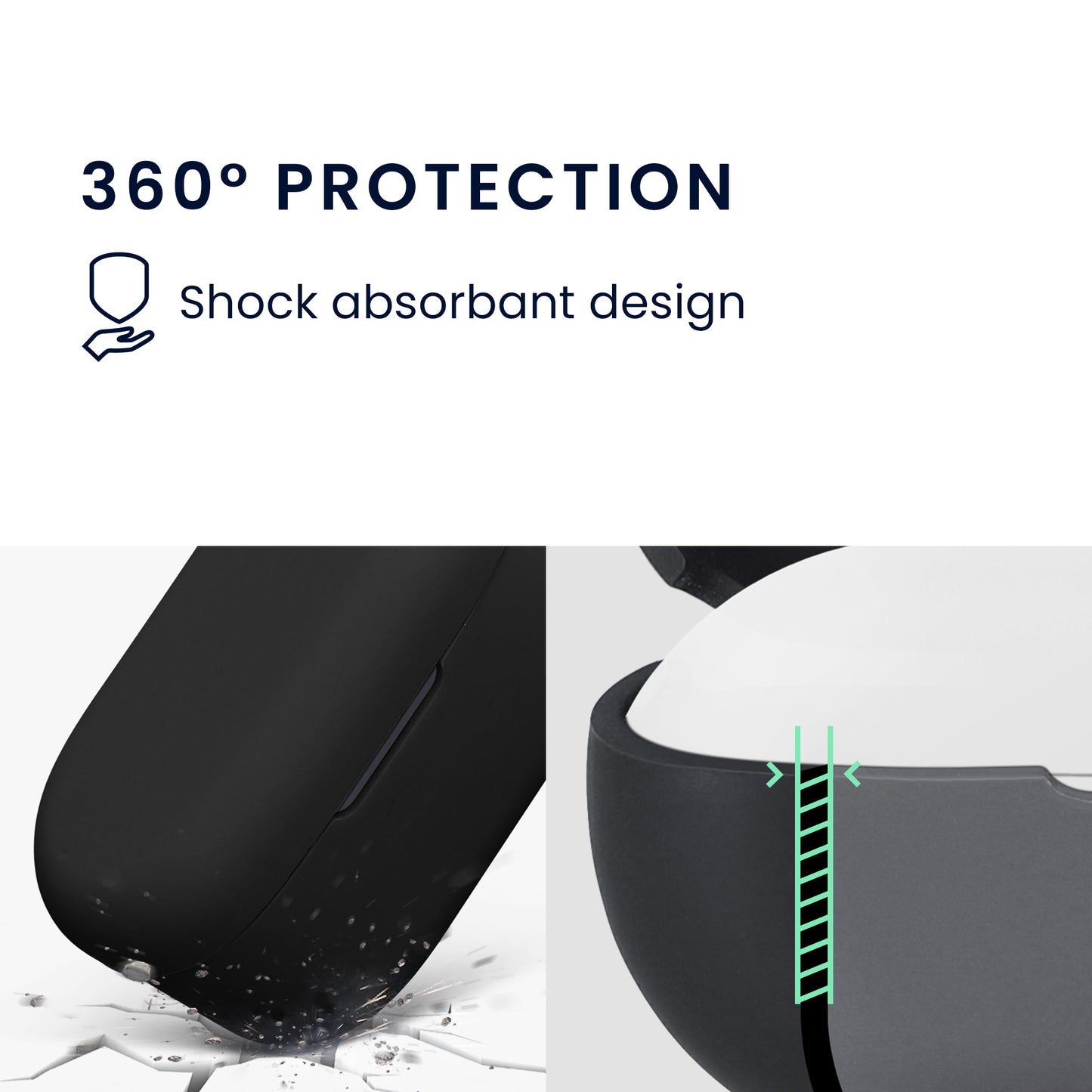 kwmobile Hülle kompatibel mit Oppo Enco Buds 2 Pro Kopfhörer