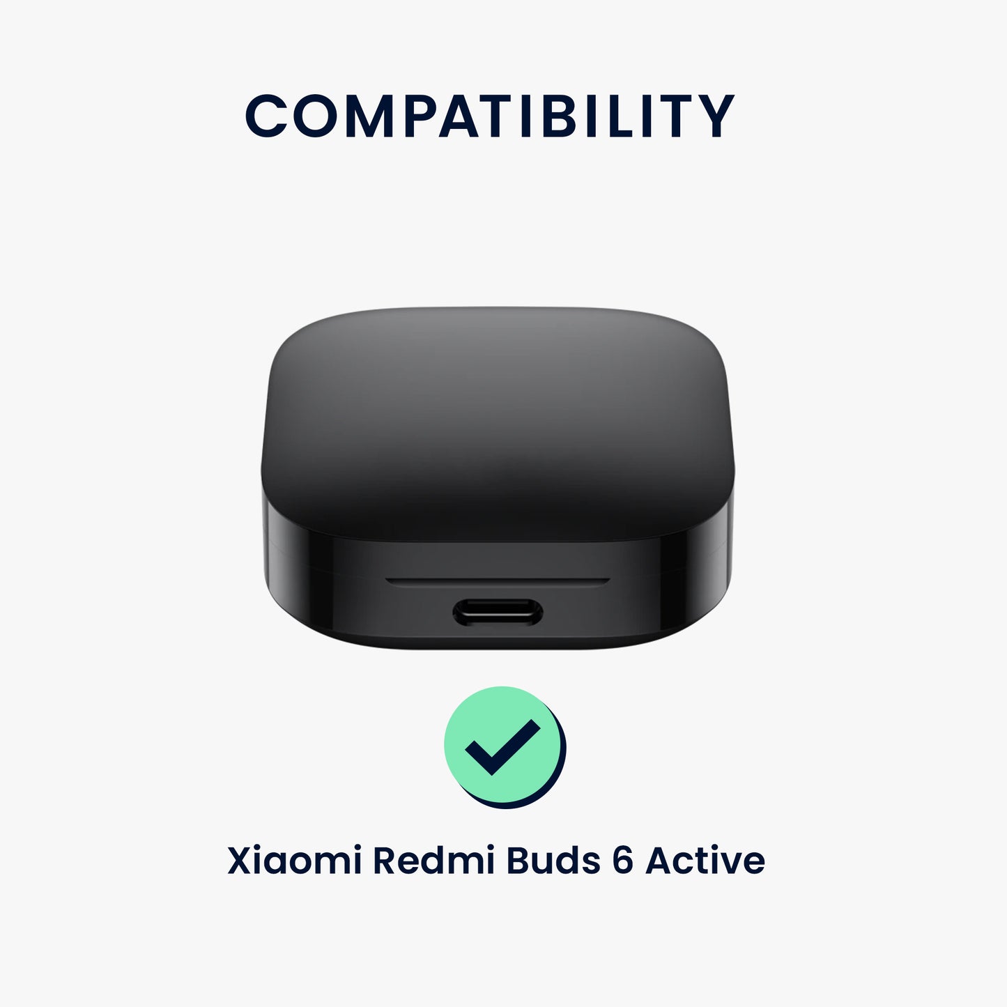 kwmobile Hülle kompatibel mit Xiaomi Redmi Buds 6 Active Kopfhörer