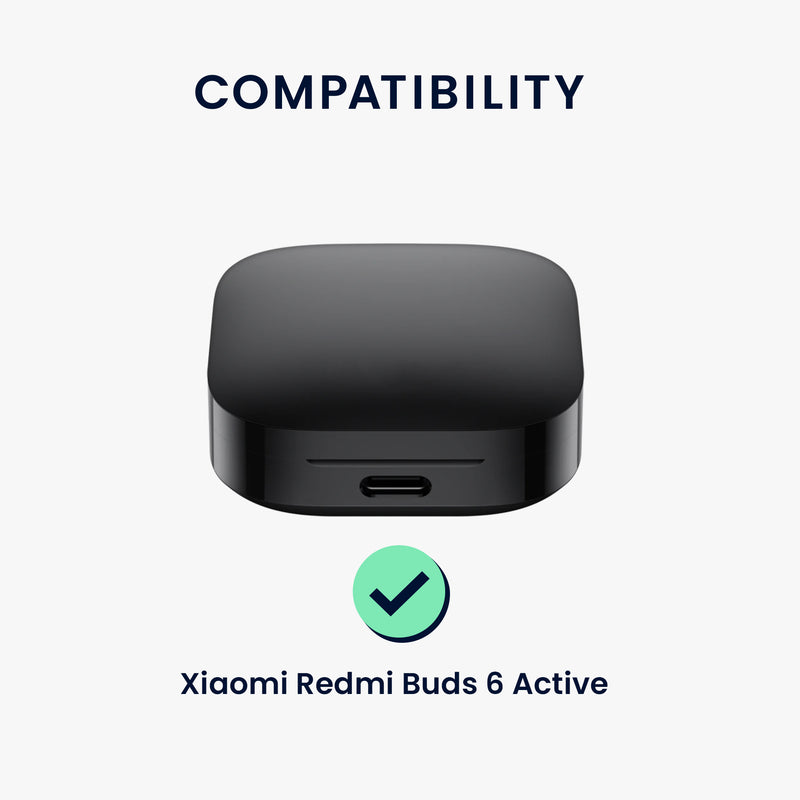 kwmobile Hülle kompatibel mit Xiaomi Redmi Buds 6 Active Kopfhörer