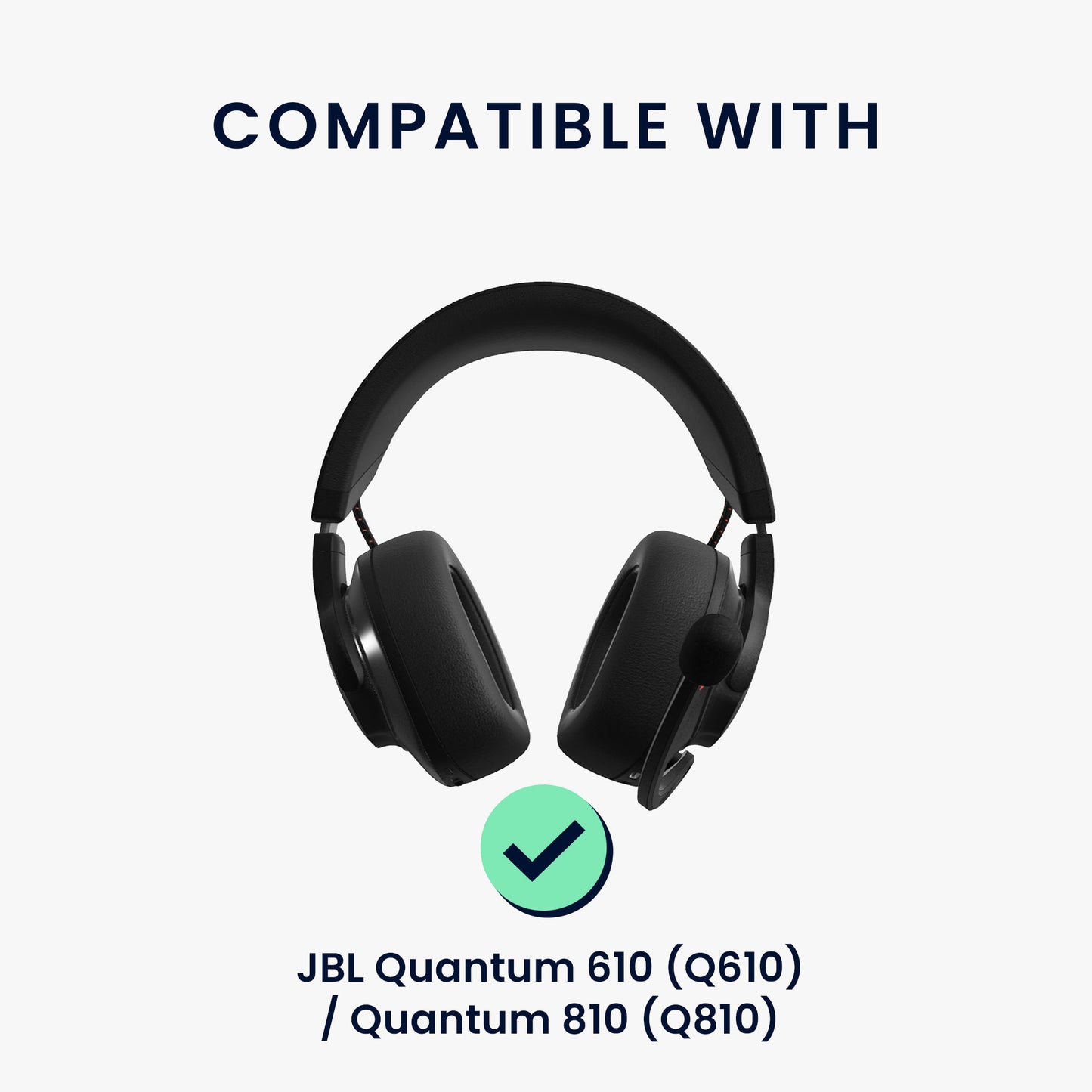 kwmobile Ersatz Bügelpolster kompatibel mit JBL Quantum 610 (Q610) / Quantum 810 (Q810) Kopfhörer Ersatz Polster