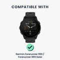 kwmobile Schutzglas kompatibel mit Garmin Forerunner 955 / Forerunner 955 Solar Folie Displayschutz für Fitness Tracker