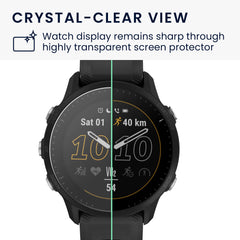 kwmobile Schutzglas kompatibel mit Garmin Forerunner 955 / Forerunner 955 Solar Folie Displayschutz für Fitness Tracker