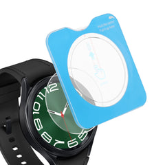 kwmobile 2x Schutzglas kompatibel mit Samsung Galaxy Watch 6 Classic 47mm Folie - Hart Glas Schutzfolie für Smartwatch - Displayschutz für Fitness Tracker Transparent Transparent  