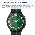kwmobile Schutzglas kompatibel mit Samsung Galaxy Watch 6 Classic 47mm Folie Displayschutz für Smartwatch Fitness Tracker
