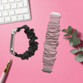 kwmobile Ersatz Armband kompatibel mit Garmin Venu Sq 2 Music / Sq 2 / Vivoactive 6 / Vivoactive 5 - Smartwatch Scrunchie Haargummi Design - Innenmaße 14 - 19 cm