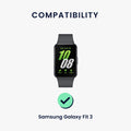 kwmobile Ersatz Armband kompatibel mit Samsung Galaxy Fit 3 Smartwatch