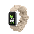 kwmobile Ersatz Armband kompatibel mit Samsung Galaxy Fit 3 - Smartwatch Scrunchie Haargummi Design Creme - Innenmaße 14 - 19 cm Creme  