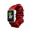 kwmobile Ersatz Armband kompatibel mit Samsung Galaxy Fit 3 - Smartwatch Scrunchie Haargummi Design Metallic Tawny Red - Innenmaße 14 - 19 cm Metallic Tawny Red  