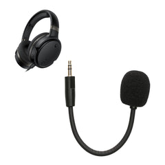 kwmobile Ersatz Kopfhörer Mikrofon kompatibel mit Kingston Hyper X Cloud OrbitS Headset - Gaming Headphones Mikrofon mit 3,5 mm Klinkenstecker - Schwarz Schwarz  