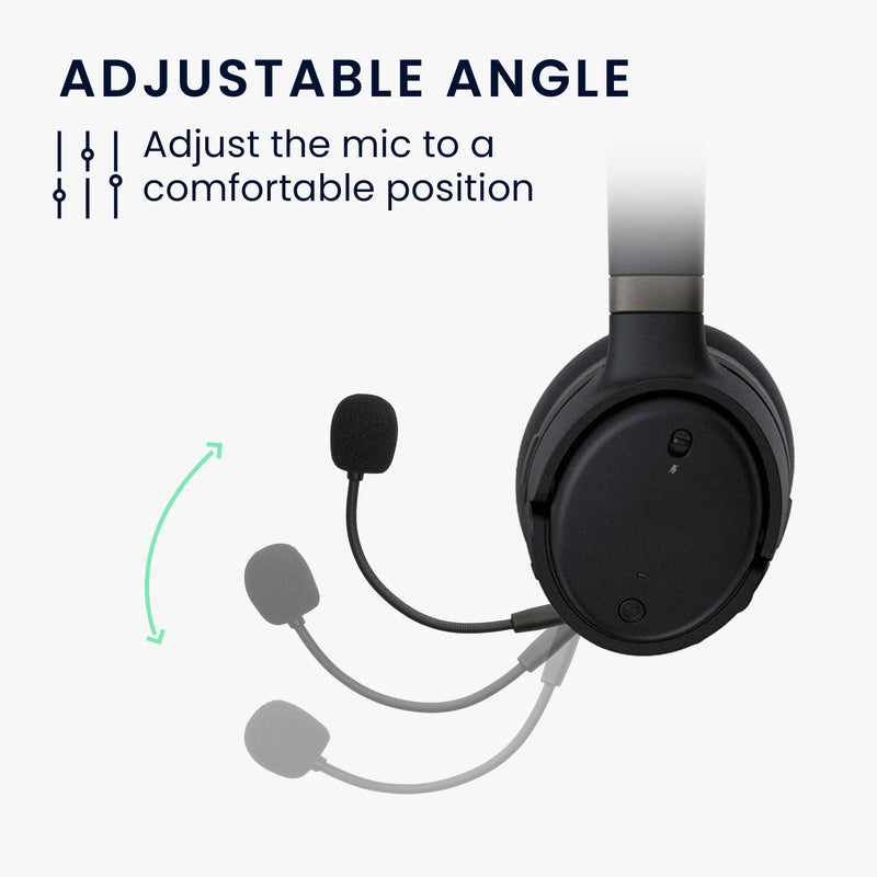 kwmobile Ersatz Kopfhörer Mikrofon kompatibel mit Kingston Hyper X Cloud OrbitS Headset Gaming Headphones Mikrofon mit 3,5 mm Klinkenstecker
