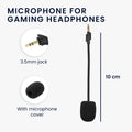 kwmobile Ersatz Kopfhörer Mikrofon kompatibel mit Logitech G733 Headset - Gaming Headphones Mikrofon mit 3,5 mm Klinkenstecker