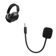 kwmobile Ersatz Kopfhörer Mikrofon kompatibel mit JBL Quantum 100 Headset - Gaming Headphones Mikrofon mit 3,5 mm Klinkenstecker - Schwarz Schwarz  