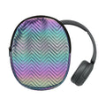 kwmobile Hülle für Sony WH-CH520 / WH-CH510 / MDR-ZX110 Tasche - Case für Headset aus Metallic Kunstleder und Nylon - Mehrfarbig Mehrfarbig  [dsg01]
