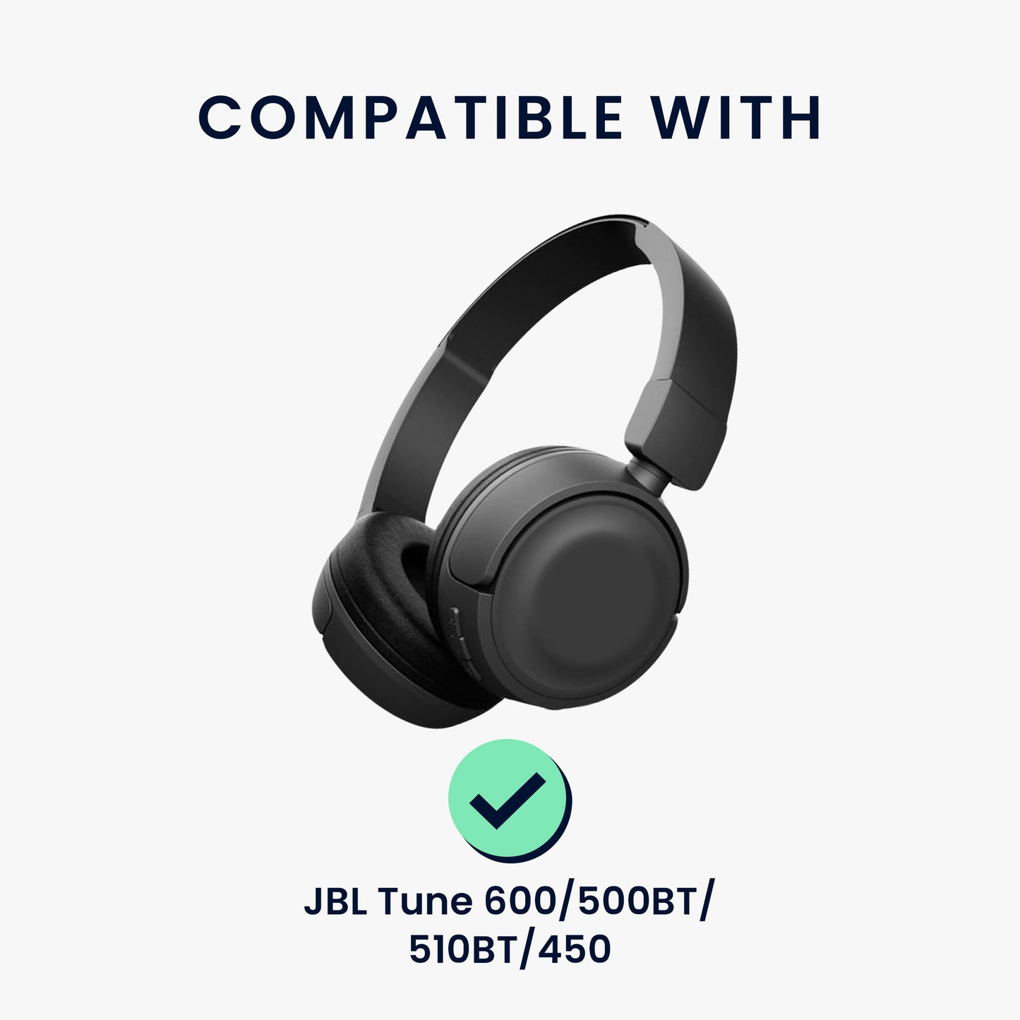 kwmobile Hülle für JBL Tune 600 / 500BT / 510BT / 450 Tasche - Case für Headset aus Metallic Kunstleder und Nylon