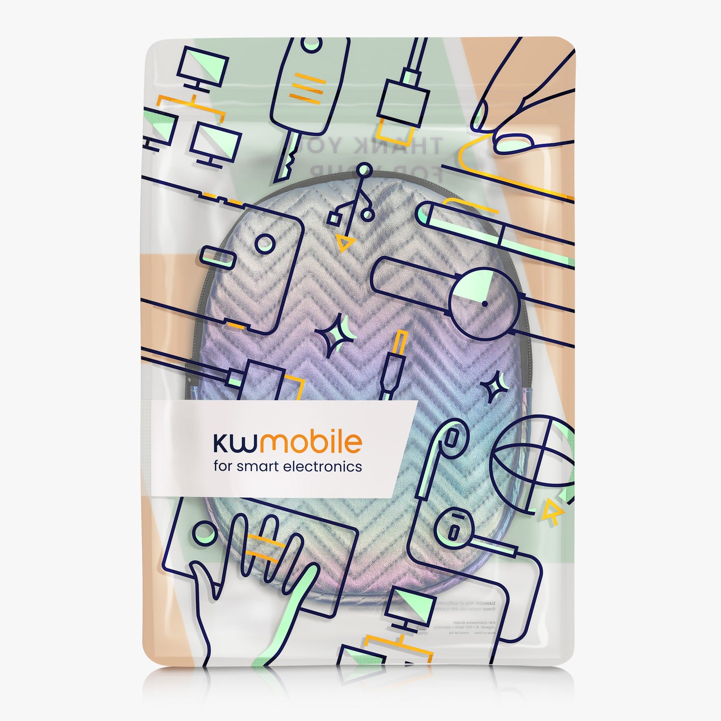 kwmobile Hülle für Anker Soundcore Q20i Tasche - Case für Headset aus Nylon