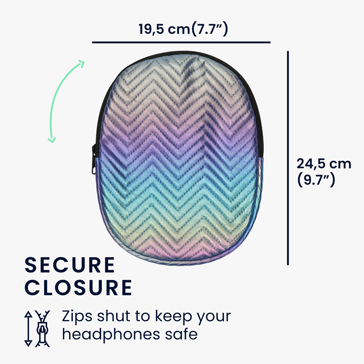 kwmobile Hülle für Anker Soundcore Q20i Tasche - Case für Headset aus Nylon