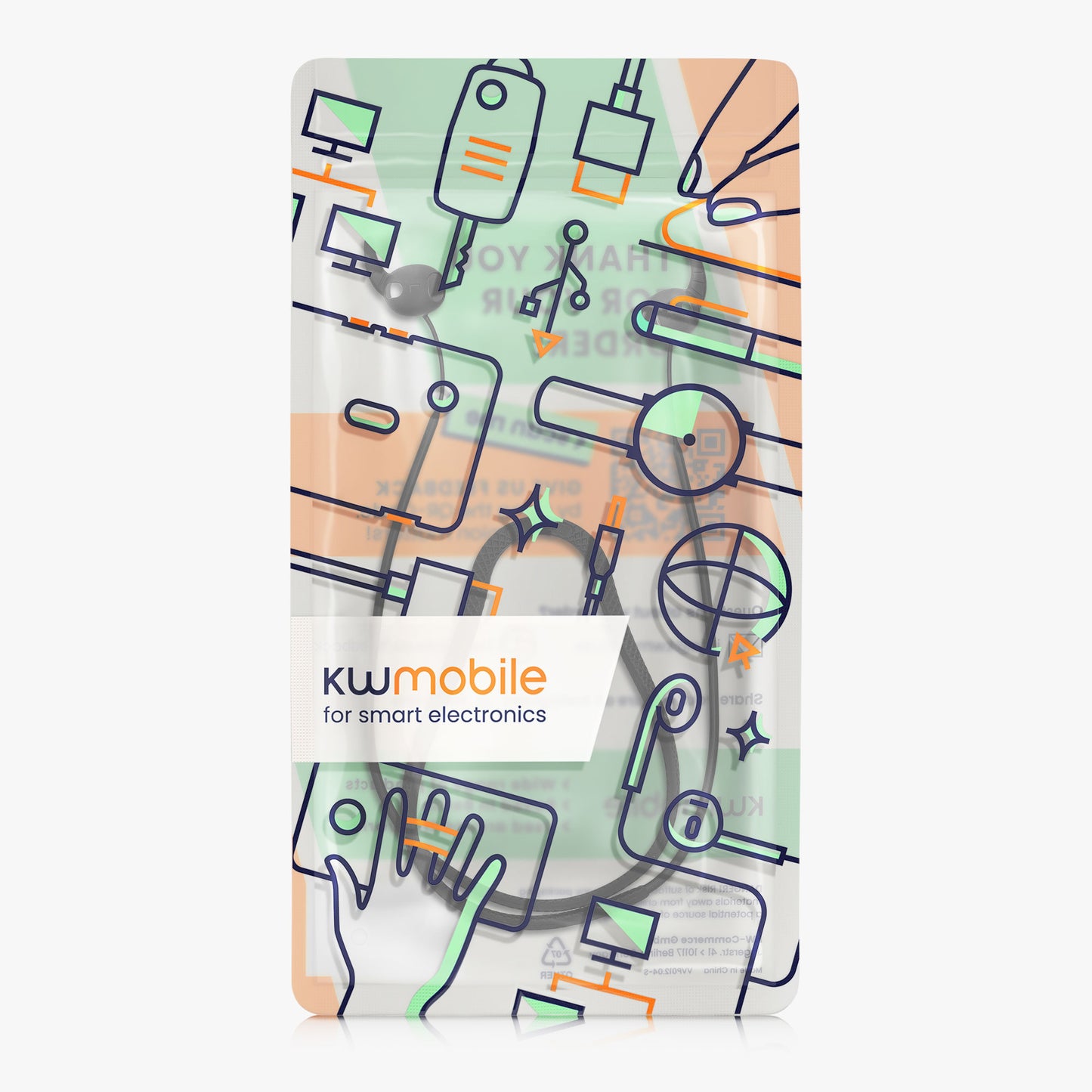 kwmobile Halteband kompatibel mit Samsung Galaxy Buds 3 Headphones - Kopfhörer Halter Band Strap