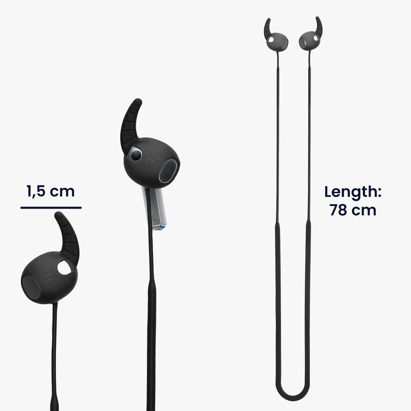 kwmobile Halteband kompatibel mit Samsung Galaxy Buds 3 Headphones - Kopfhörer Halter Band Strap
