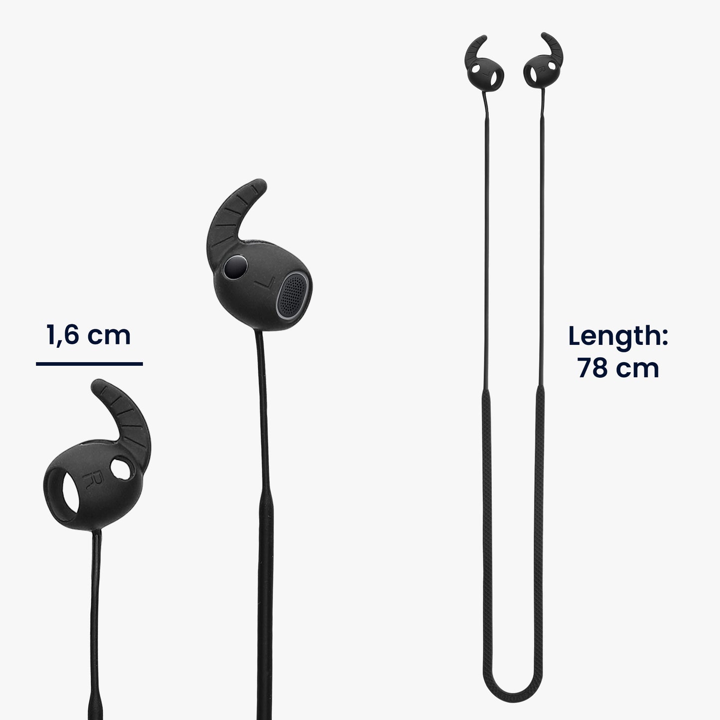 kwmobile Halteband kompatibel mit Samsung Galaxy Buds 3 Pro Headphones - Kopfhörer Halter Band Strap