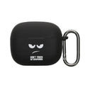 kwmobile Hülle kompatibel mit Bowers & Wilkins Pi6 / Pi8 Hülle - Silikon Kopfhörer Schutzhülle Case Cover Weiß Schwarz Schwarz Weiß  [dsg01]