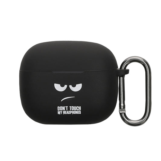 kwmobile Hülle kompatibel mit Bowers & Wilkins Pi6 / Pi8 Hülle - Silikon Kopfhörer Schutzhülle Case Cover Weiß Schwarz Schwarz Weiß  [dsg01]