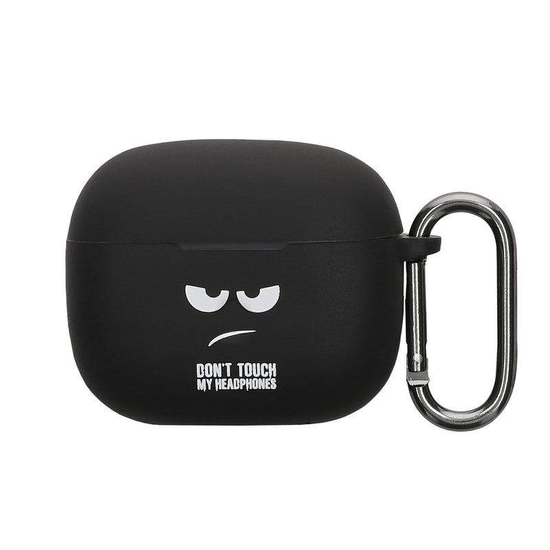 kwmobile Hülle kompatibel mit Bowers & Wilkins Pi6 / Pi8 Hülle - Silikon Kopfhörer Schutzhülle Case Cover Weiß Schwarz Schwarz Weiß  [dsg01]