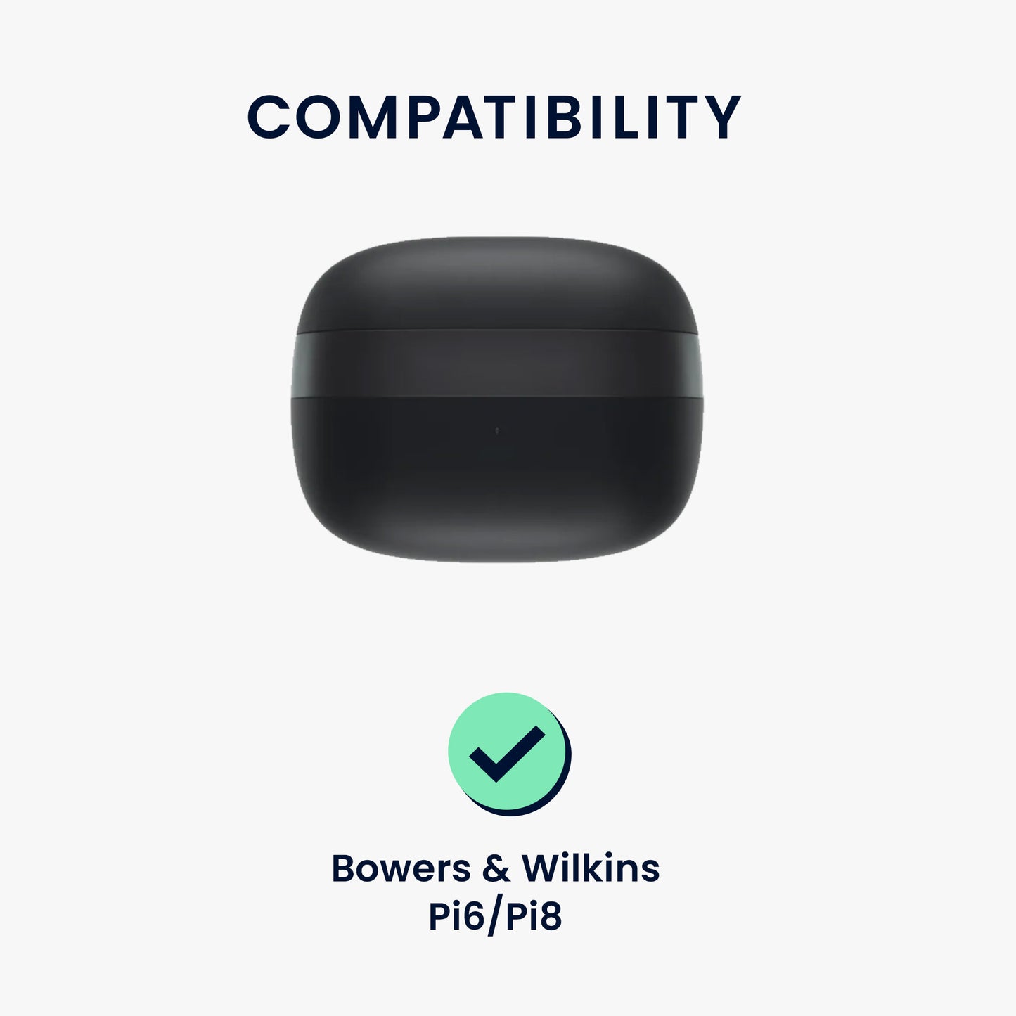 Silikon Hülle für Bowers & Wilkins Pi6 / Pi8 Don't touch my Headphones Design