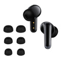 kwmobile 6x Polster kompatibel mit Anker Soundcore P40i / Soundcore P20i - 3 Größen - Silikon Ohrstöpsel In-Ear Kopfhörer Schwarz  