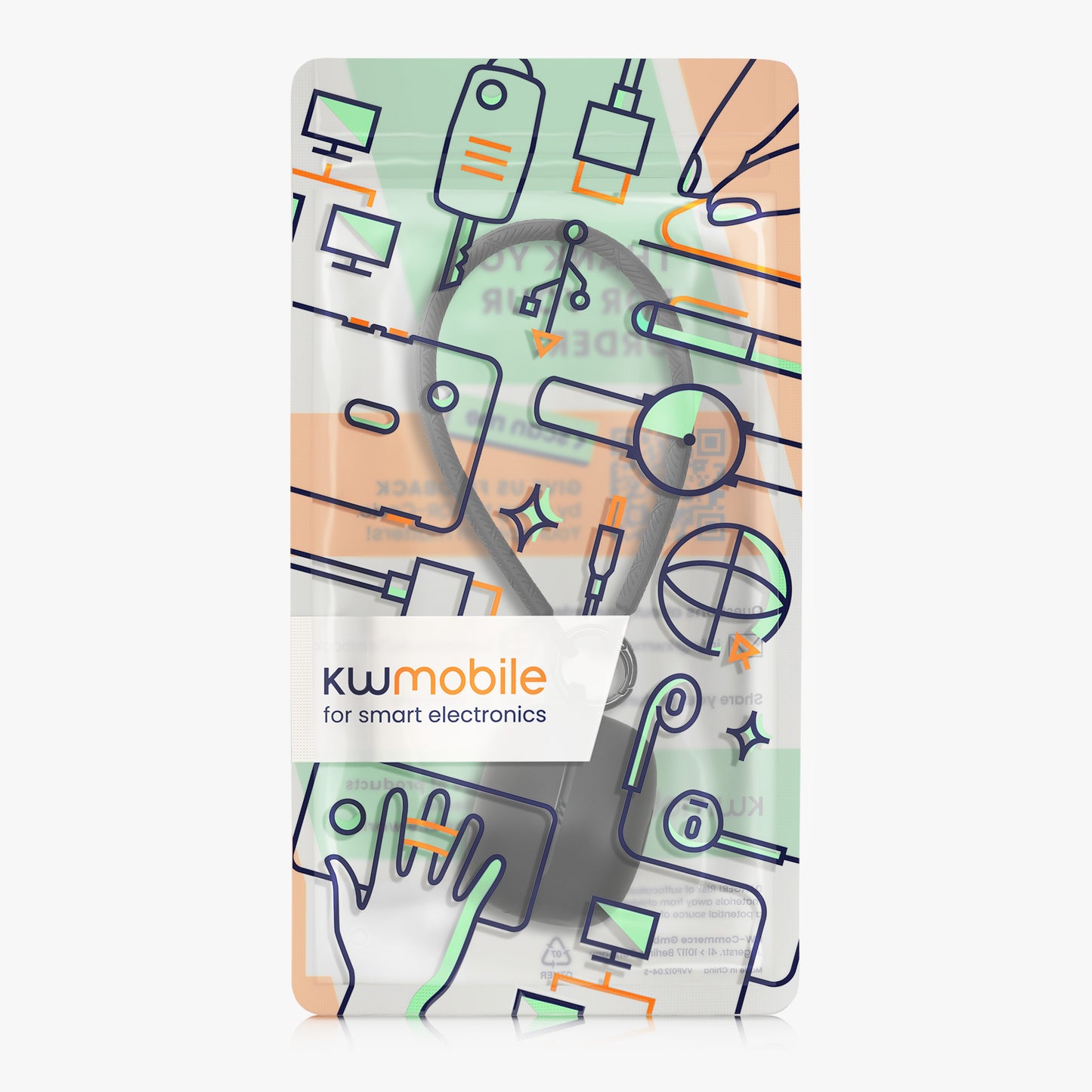 kwmobile Hülle kompatibel mit JBL Tune Beam 2 Kopfhörer