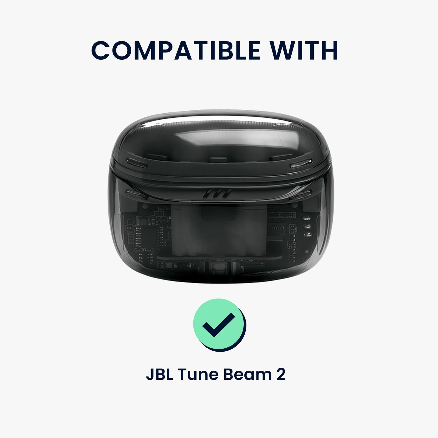 kwmobile Hülle kompatibel mit JBL Tune Beam 2 Kopfhörer