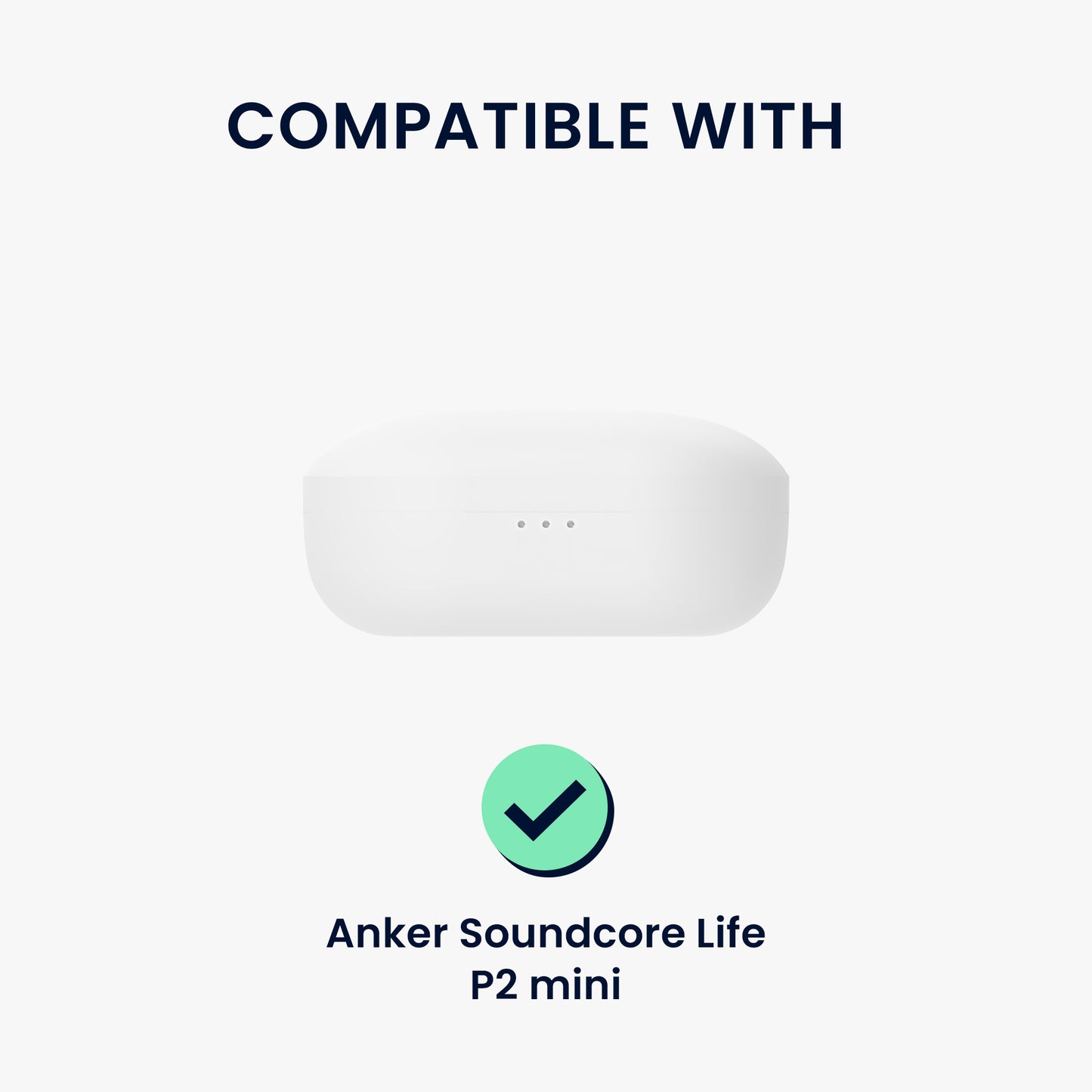 kwmobile Hülle kompatibel mit Anker Soundcore Life P2 mini Kopfhörer