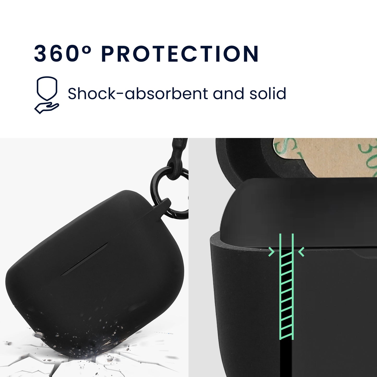 kwmobile Hülle kompatibel mit Jabra Elite 8 Active Kopfhörer