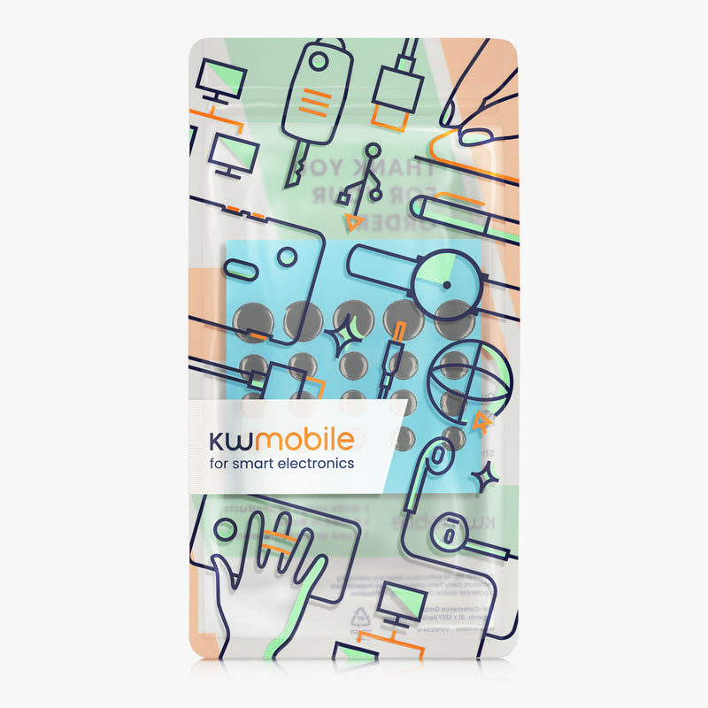 kwmobile Mouse Feet Sticker für Universal Gaming Mouse Mausgleiter - Maus Ersatz Glider aus PTFE - 4 verschiedenen Größen 6mm 6,5mm 7mm 10mm