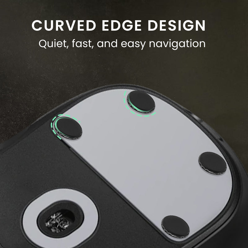 kwmobile Mouse Feet Sticker für Universal Gaming Mouse Mausgleiter - Maus Ersatz Glider aus PTFE - 4 verschiedenen Größen 6mm 6,5mm 7mm 10mm