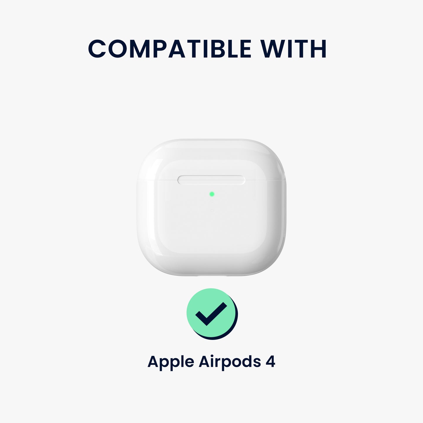 kwmobile Hülle kompatibel mit Apple Airpods 4 Kopfhörer