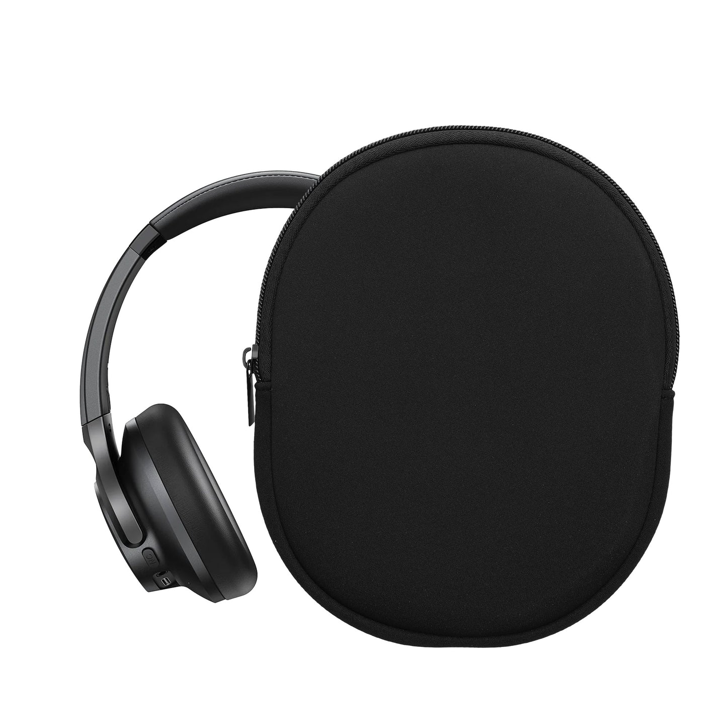 kwmobile Kopfhörer Tasche für Soundcore Q20i Kopfhörer Case Hülle Reise Beutel für Headset Headphones Weiche Over Ear Schutzhülle