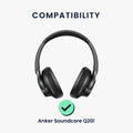 kwmobile Kopfhörer Tasche für Soundcore Q20i Kopfhörer Case Hülle Reise Beutel für Headset Headphones Weiche Over Ear Schutzhülle