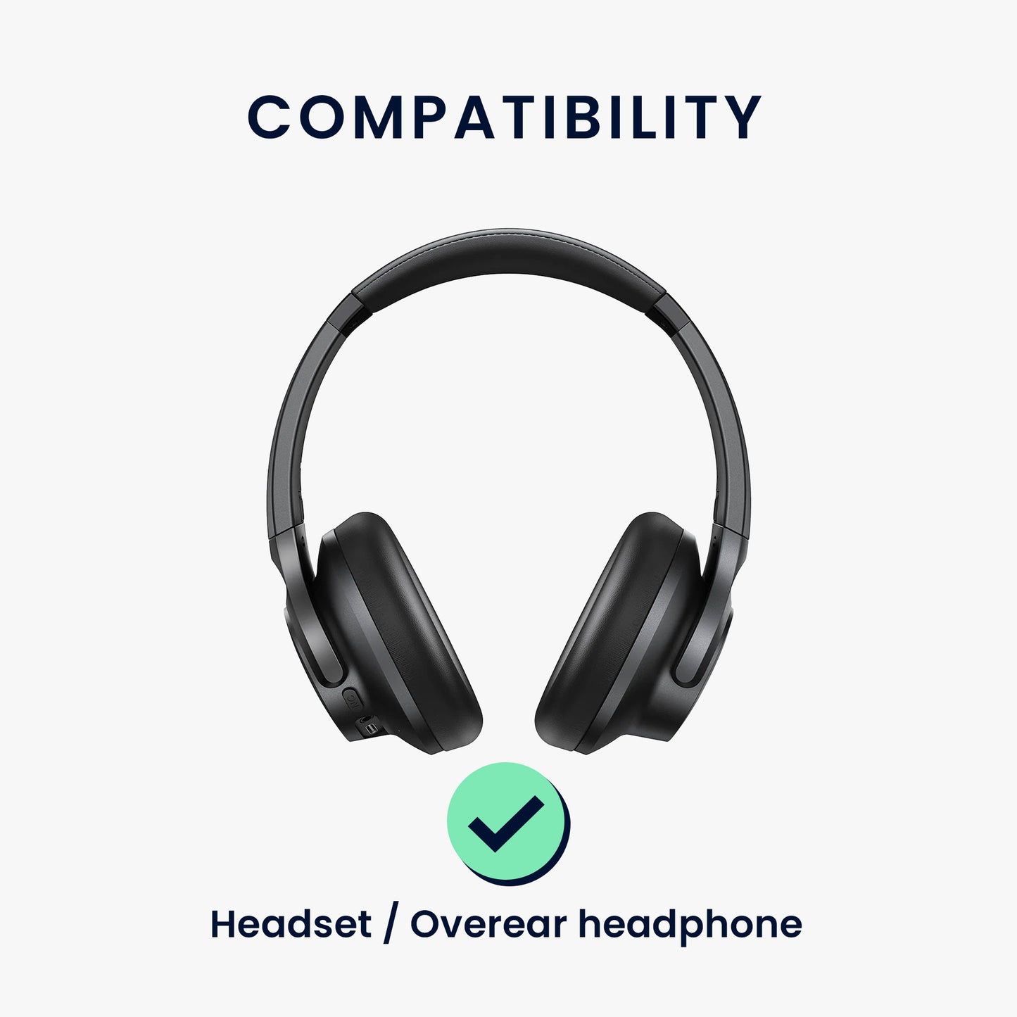 kwmobile Kopfhörer Tasche für Headset / Overear headphone Kopfhörer Case Hülle Reise Beutel für Headset Headphones Weiche Over Ear Schutzhülle