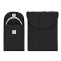 kwmobile Tasche für Headset / Overear headphone Kopfhörer - Weiche Headset Schutzhülle - Aufbewahrung für Zubehör - Cover