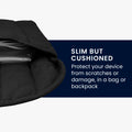 kwmobile Tasche für Headset / Overear headphone Kopfhörer - Weiche Headset Schutzhülle - Aufbewahrung für Zubehör - Cover