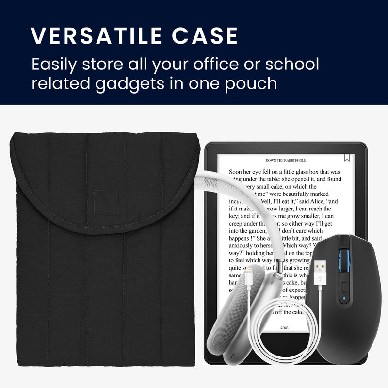 kwmobile Tasche für Headset / Overear headphone Kopfhörer - Weiche Headset Schutzhülle - Aufbewahrung für Zubehör - Cover